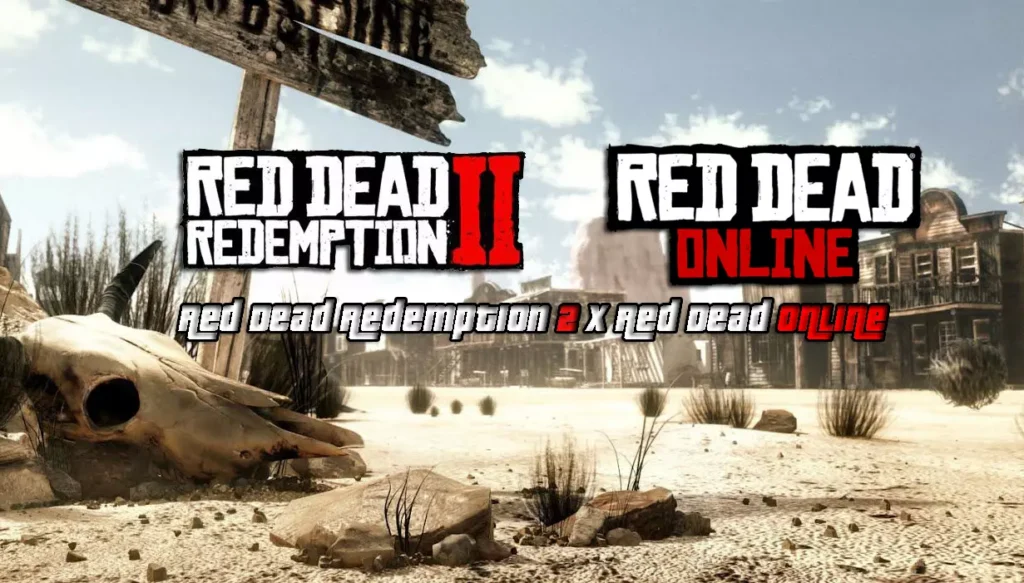 Qual a diferença entre Red Dead Redemption 2 e Red Dead online?